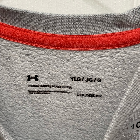 Under Armour sweatshirt youth large gray - Picture 2 of 7